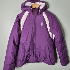 Spyder down winter/ski jacket large 12 US
